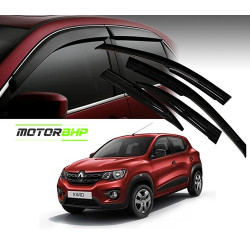 Renault Kwid Rain Door Visor Without Chrome Line (2015-Onwards) Renault Kwid Rain Door Visor Without Chrome Line (2015-Onwards)
