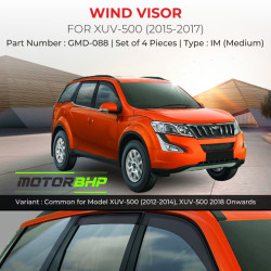 Mahindra XUV500 Rain Door Visor Without Chrome Line (2015 - 2017)  Mahindra XUV500 Rain Door Visor Without Chrome Line (2015 - 2017)