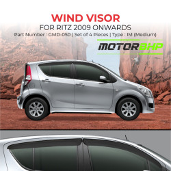 Maruti Suzuki Ritz Rain Door Visor Without Chrome Line (2016-Onwards)   Maruti Suzuki Ritz Rain Door Visor Without Chrome Line (2016-Onwards)