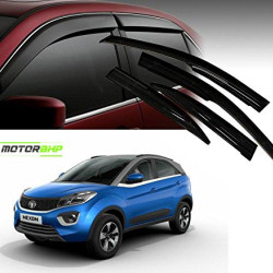 Tata Nexon Rain Door Visor Without Chrome Line  Tata Nexon Rain Door Visor Without Chrome Line