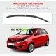 Tata Bolt Rain Door Visor With Chrome Line (2015 Onwards)