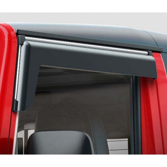  Mahindra Thar 2020 Rain Door Visor With Chrome Line