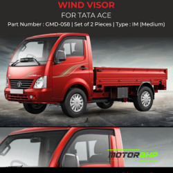 Tata Ace Rain Door Visor Without Chrome Line  Tata Ace Rain Door Visor Without Chrome Line