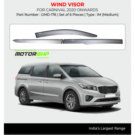 Kia Carnival Rain Door Visor (2020 Onwards)