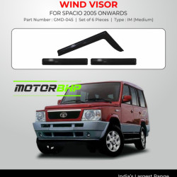 Tata Spacio Rain Door Visor Without Chrome Line (2005 Onwards) Tata Spacio Rain Door Visor Without Chrome Line (2005 Onwards)