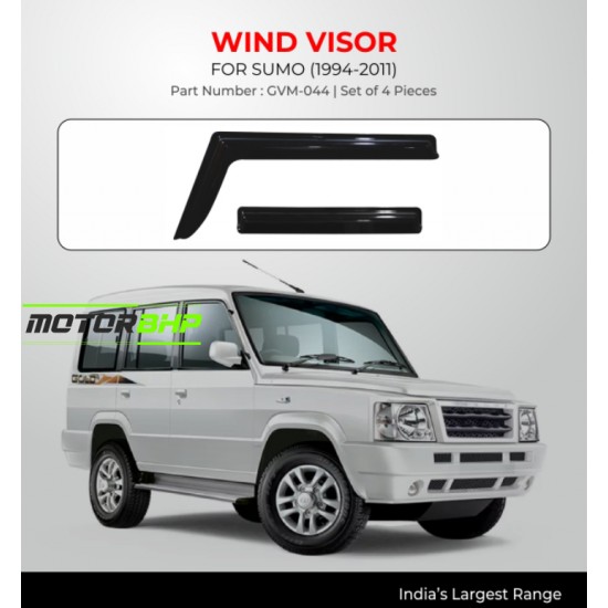 Tata Sumo Rain Door Visor Without Chrome Line (1994-2011)