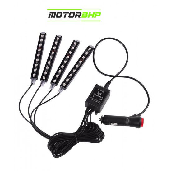 Universal Car 12 LED Atmosphere Light RGB Multi Color