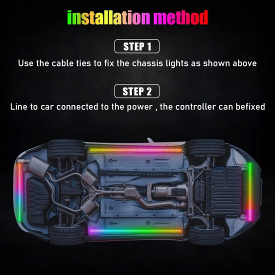 Car Under Body Chassis Light 4K RGB Exterior Light 