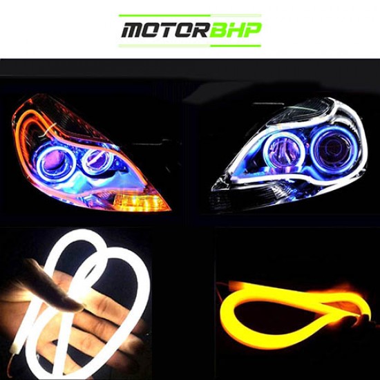 Universal Car Flexible LED Strip DRL Light 