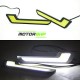 Universal Car LED L Shape DRL Fog Light 