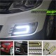 Universal Car LED U Shape DRL Fog Light 