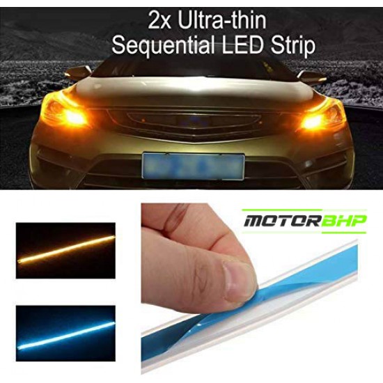 Universal Ultra-Fine DRL Strip For Cars 