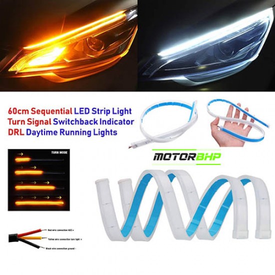 Universal Ultra-Fine DRL Strip For Cars 