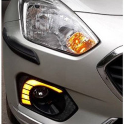 Maruti Suzuki Dzire 2017 LED Front DRL Fog Light   Maruti Suzuki Dzire 2017 LED Front DRL Fog Light