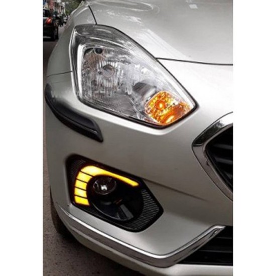  Maruti Suzuki Dzire 2017 LED Front DRL Fog Light 