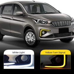Maruti Suzuki Ertiga Front LED DRL Light with Matrix Turn Signal (2018-2020)  Maruti Suzuki Ertiga Front LED DRL Light with Matrix Turn Signal (2018-2020)