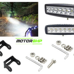 Universal Car 6 LED White Fog AUX Light  Universal Car 6 LED White Fog AUX Light