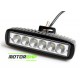 Universal Car 6 LED White Fog AUX Light 