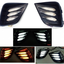 Honda City New 2020 Front LED DRL Light With Turn Signal Indicator Honda City New 2020 Front LED DRL Light With Turn Signal Indicator