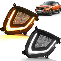 Hyundai Creta 2018 Facelift Front LED DRL With Fog Light Hyundai Creta 2018 Facelift Front LED DRL With Fog Light