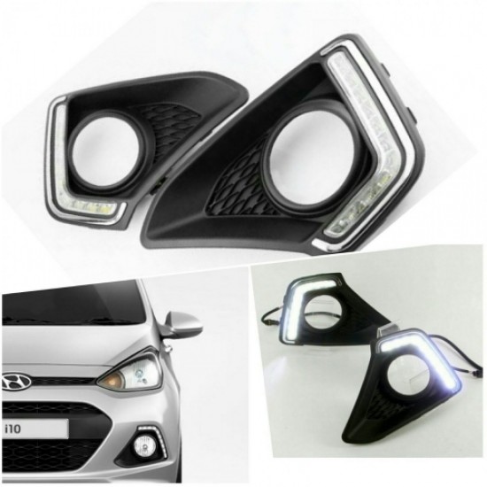 Hyundai Grand i10 Old Front LED DRL Lights 