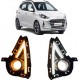 Hyundai Grand i10 Nios Front LED DRL Lights With Fog Light