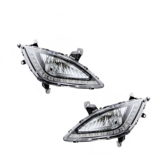 Hyundai i20 Fog Light With Wiring & Bulb (2012-14)