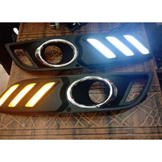 Hyundai Venue Front LED DRL Light In Mustang Style