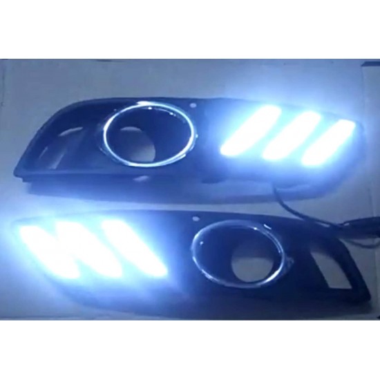 Maruti Vitara Brezza LED DRL Light Neon Tube Type In Mustang Style