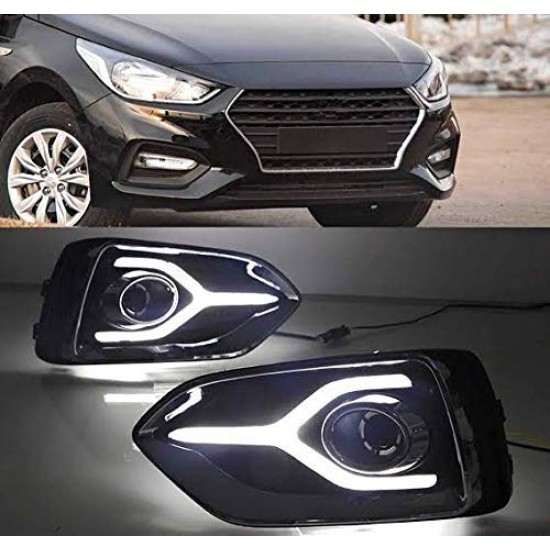 Hyundai Verna (2017-2019) Front LED DRL Light