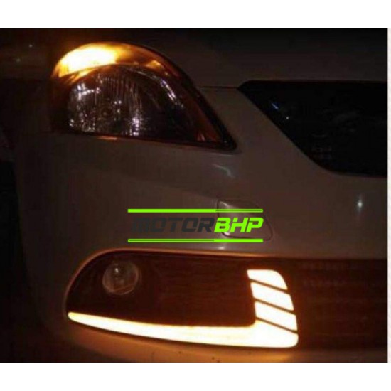 Maruti Suzuki Dzire Front LED DRL with Turn Indicator (2015-2017)