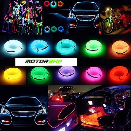 Universal Glowing Car Rope Light ( Red) Universal Glowing Car Rope Light ( Red)