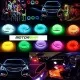 Universal Glowing Car Rope Light ( Green)