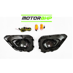 Tata Nexon Facelift LED DRL with Matrix Turn Indicator  Tata Nexon Facelift LED DRL with Matrix Turn Indicator