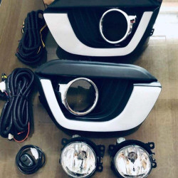 Tata Nexon Front LED DRL with Matrix Turn Indicator & Fog Light Tata Nexon Front LED DRL with Matrix Turn Indicator & Fog Light