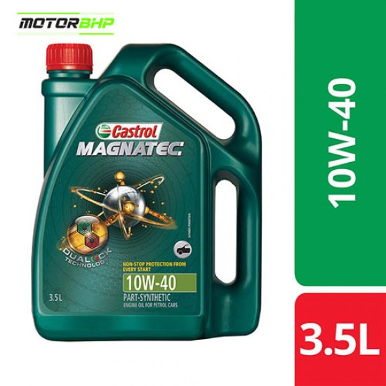 Castrol Magnatec Part-Synthetic Engine Oil for Petrol Cars (3.5 L) 10W-40 
