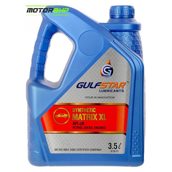 Gulfstar 5W-30 Semi Synthetic Petrol Engine Oil for Cars (3.5 L)