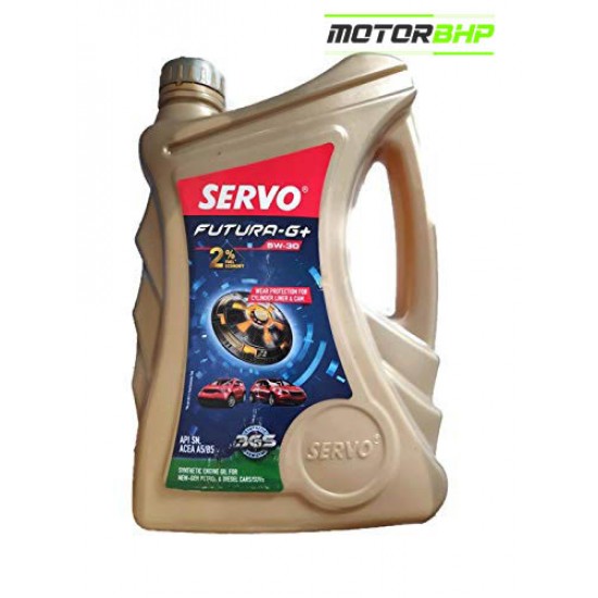 SERVO Futura G Plus Synthetic Engine Oil For Petrol and Diesel 3.5 L