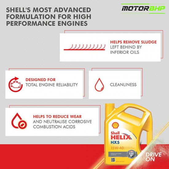 Shell Helix Premium Mineral Engine Oil for Diesel & Petrol Cars (3 L)