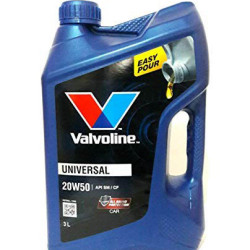 Valvoline Universal 20W 50 Engine Oil for Petrol Cars - 3 litres Valvoline Universal 20W 50 Engine Oil for Petrol Cars - 3 litres