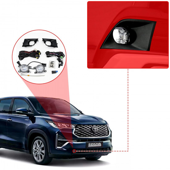 OEM Type White Fog LIght For Toyota Hycross