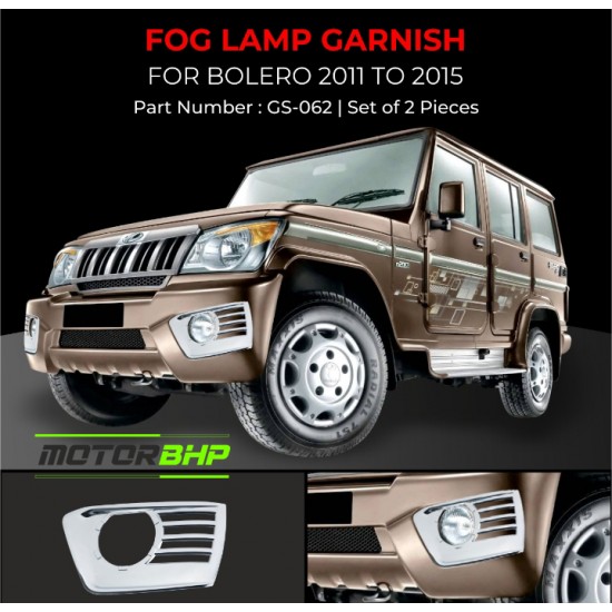 Mahindra Bolero Fog Lamp Garnish (2011-2015)