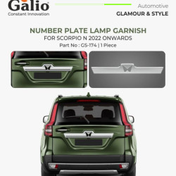 Mahindra Scorpio N Number Plate Lamp Garnish (2022 -Onwards) Mahindra Scorpio N Number Plate Lamp Garnish (2022 -Onwards)