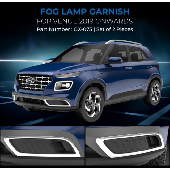 Hyundai Venue Fog Lamp Garnish (2019-Onwards)