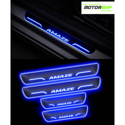 Honda Amaze LED Door Foot Step Sill Plate  Honda Amaze LED Door Foot Step Sill Plate
