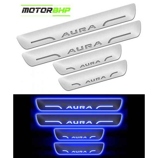 Hyundai Aura LED Door Foot Step Sill Plate