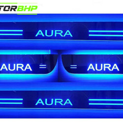 Hyundai Aura LED Door Foot Step Sill Plate  Hyundai Aura LED Door Foot Step Sill Plate