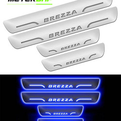 Maruti Suzuki Brezza LED Door Foot Step Sill Plate Maruti Suzuki Brezza LED Door Foot Step Sill Plate