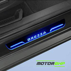 Maruti Suzuki Brezza LED Door Foot Step Sill Plate Maruti Suzuki Brezza LED Door Foot Step Sill Plate