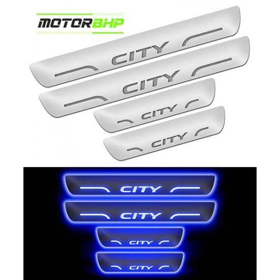  Honda City LED Door Foot Step Sill Plate